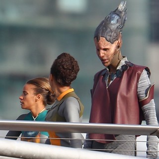 Cast and Crew Shoot Scenes for The Movie Guardians of the Galaxy