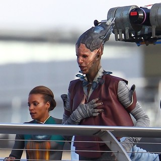 Cast and Crew Shoot Scenes for The Movie Guardians of the Galaxy
