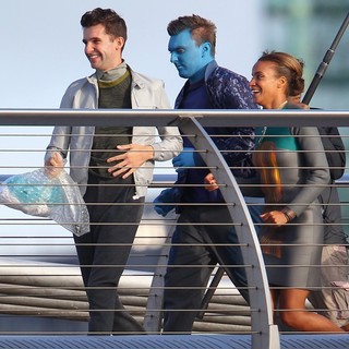 Cast and Crew Shoot Scenes for The Movie Guardians of the Galaxy