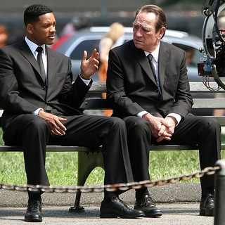Shooting on Location for Men in Black 3