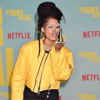 Teyana Taylor in Los Angeles Premiere of The Harder They Fall