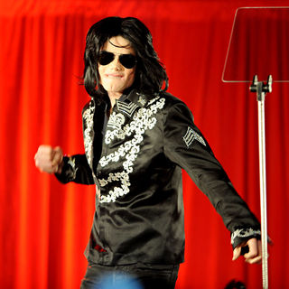 Michael Jackson in Michael Jackson announces a his live tour at the 02 Arena