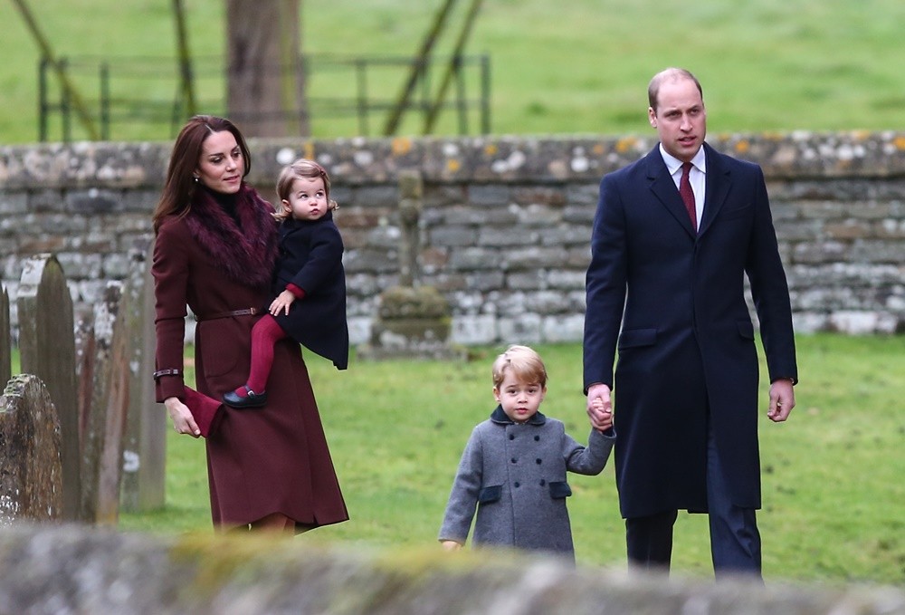 Royal Family Arrive at St. Marks Englefield