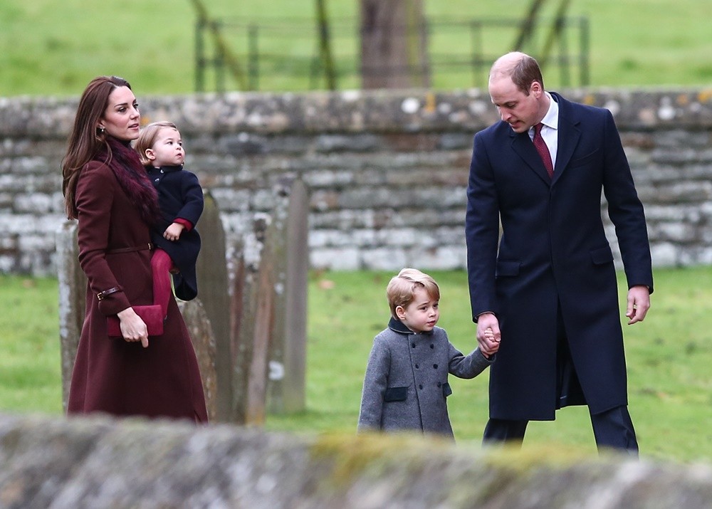 Royal Family Arrive at St. Marks Englefield