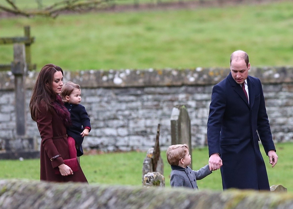 Royal Family Arrive at St. Marks Englefield
