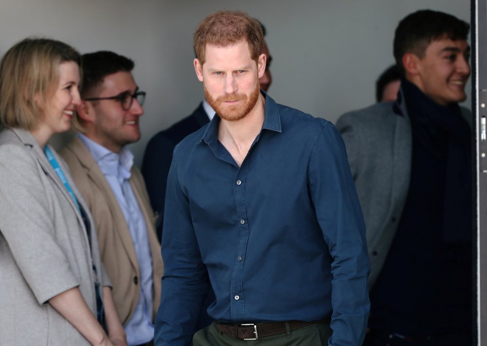 Prince Harry Visits to The Silverstone Circuit