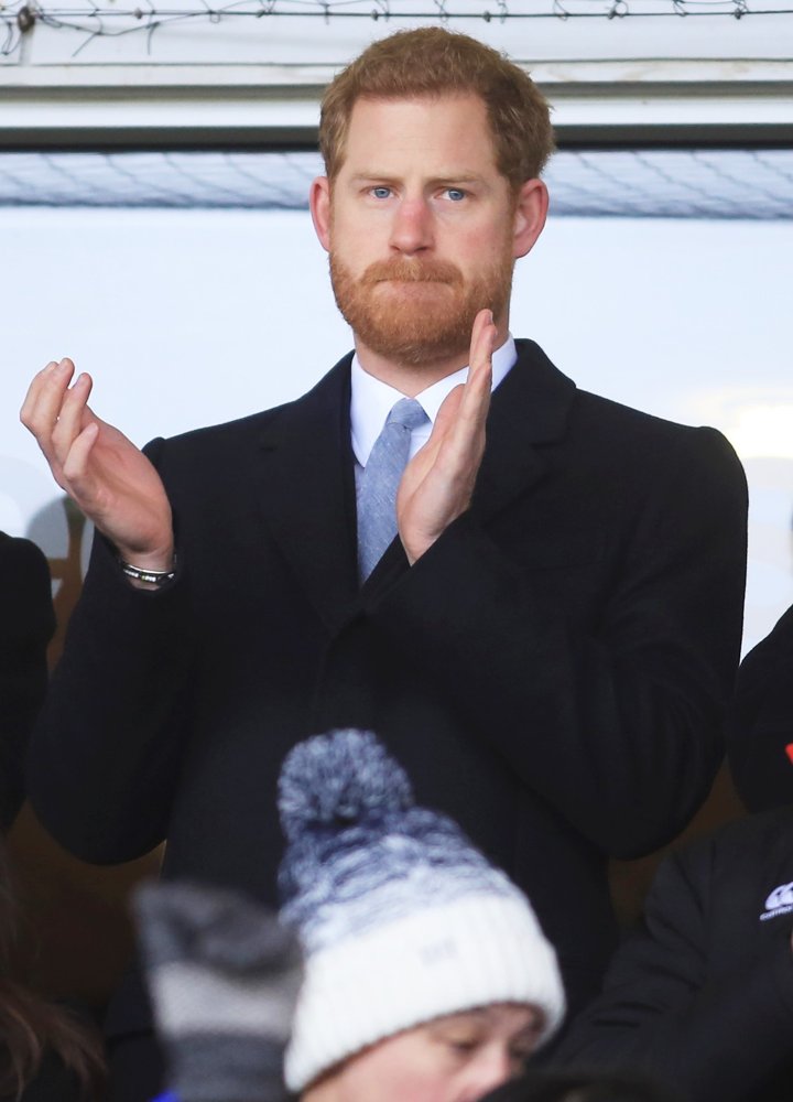 Prince Harry Watches The Women's Six Nations Championship Game