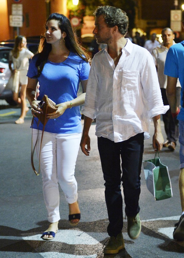 Lana Del Rey and Francesco Carrozzini at La Dolce Vita