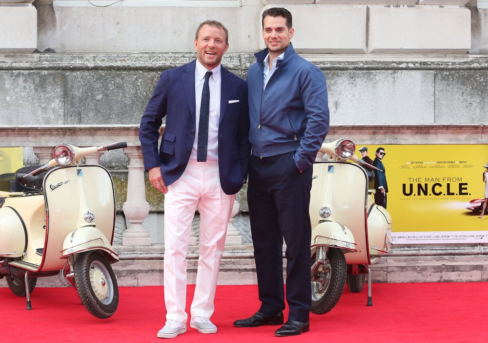 Guy Ritchie;Henry Cavill;<br>Film4 Summer Screening People's Premiere of The Man From U.N.C.L.E. - Arrivals