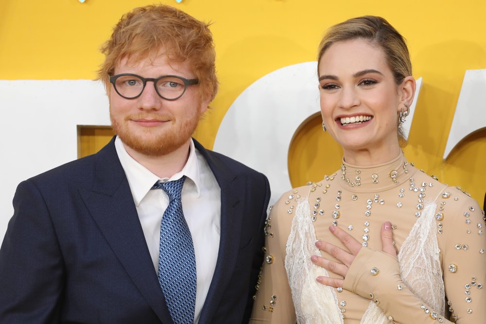 Ed Sheeran, Lily James<br>The UK Premiere of Yesterday - Arrivals
