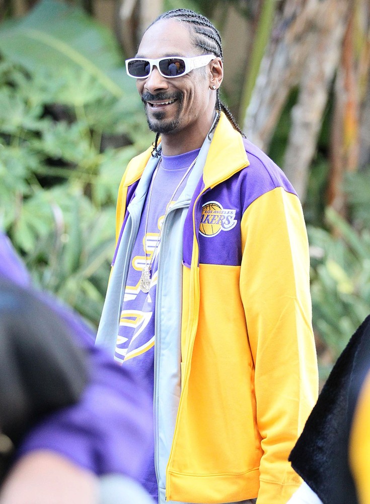 Celebrity Arrivals at The Basketball Match between Los Angeles Lakers and The Chicago Bulls