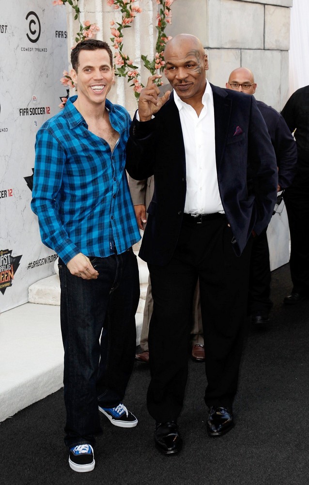Steve-O, Mike Tyson<br>Comedy Central Roast of Charlie Sheen - Arrivals