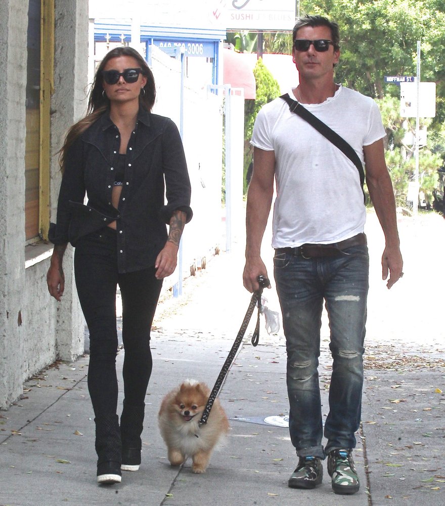 Gavin Rossdale and Sophia Thomalla Go for A Dog Walk