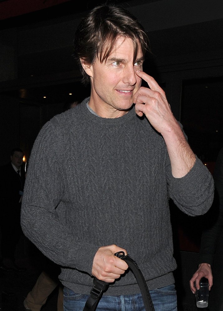 Tom Cruise Out Leaving A Post Production Office in Soho