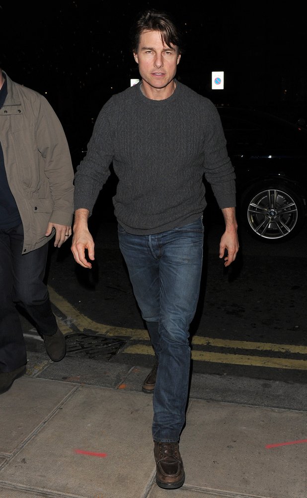Tom Cruise Out Leaving A Post Production Office in Soho