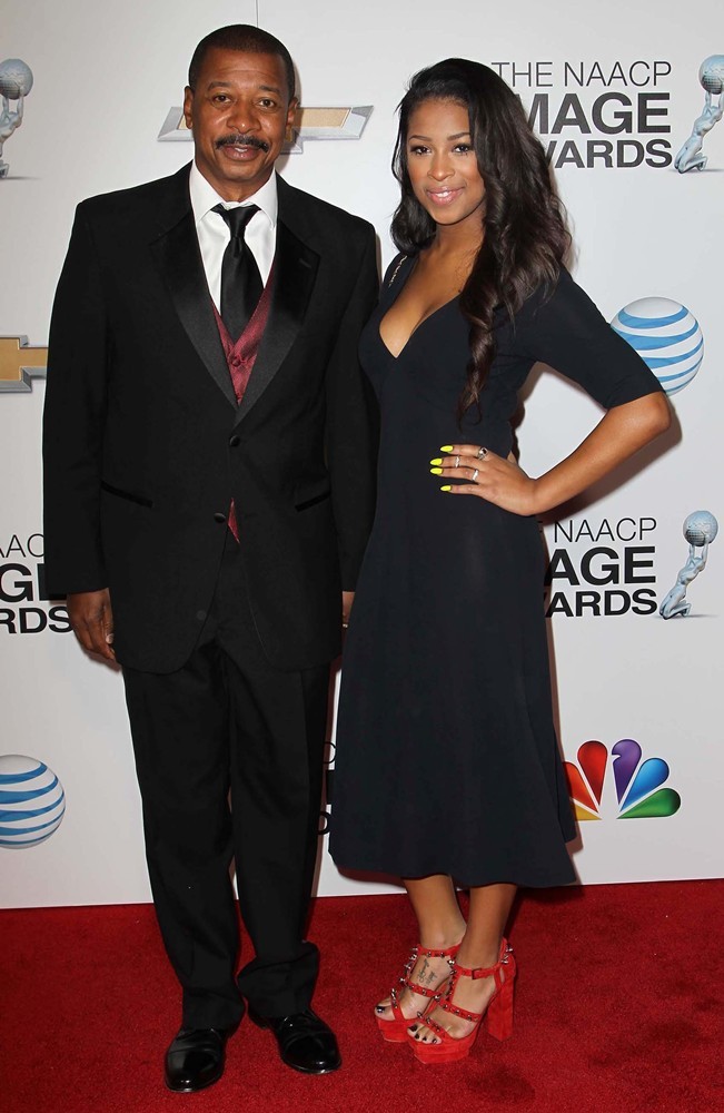Robert Townsend, Skye Townsend in The 44th NAACP Image Awards.
