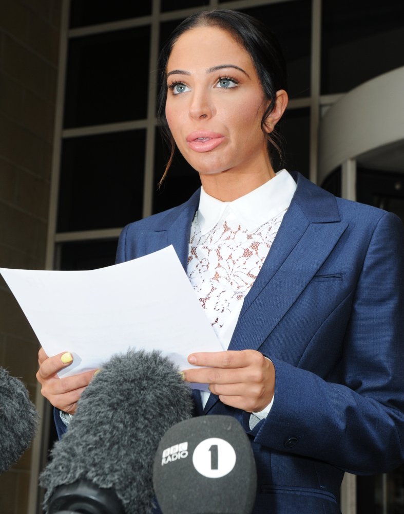 Tulisa;<br>Tulisa Leaves Stratford Magistrates Court After Being Found Guilty of Assault