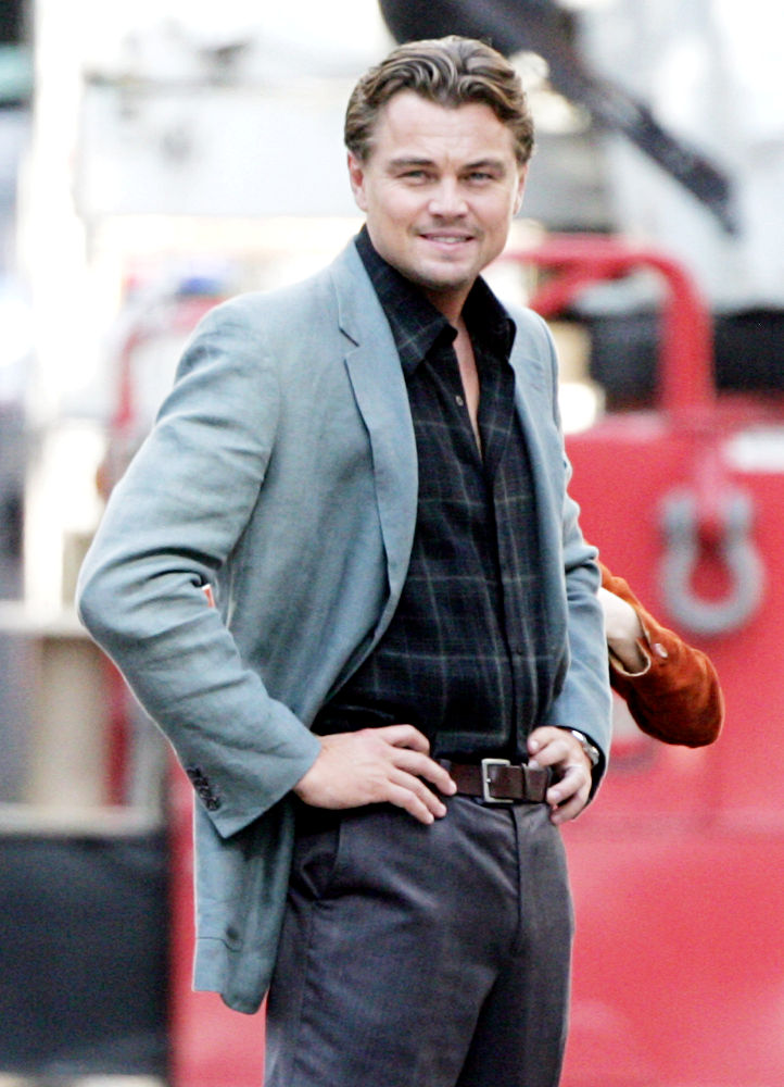 Leonardo DiCaprio and Dad Working on John F. Kennedy Movie