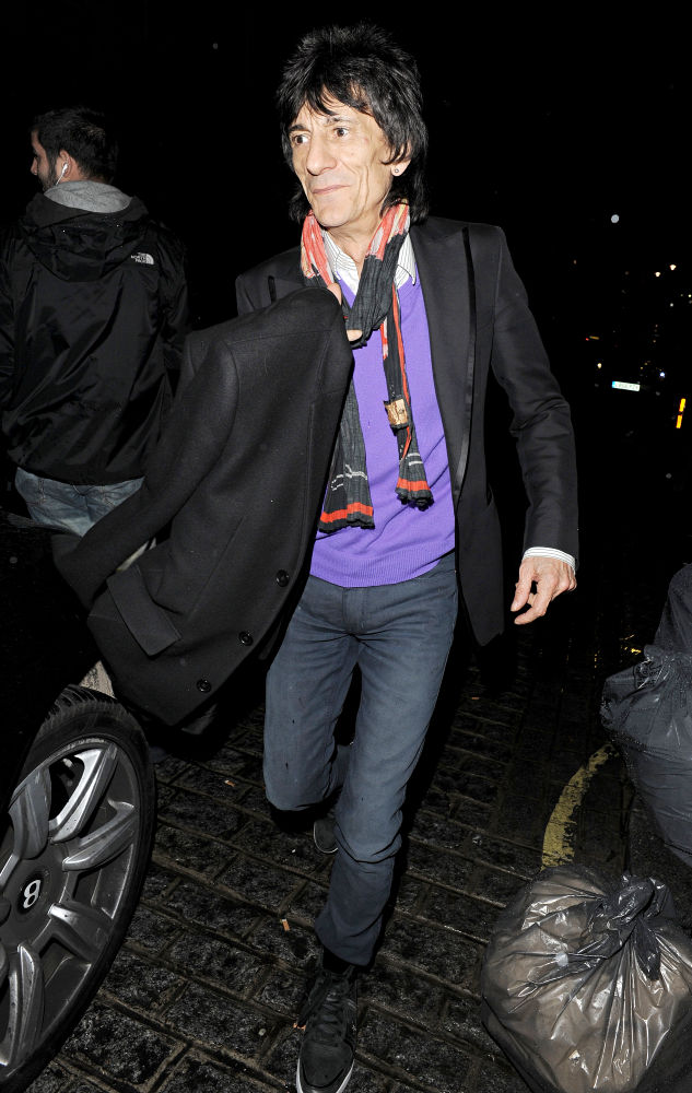 Ronnie Wood Forced to Evict Sister-In-Law From House to Pay Ex-Wife