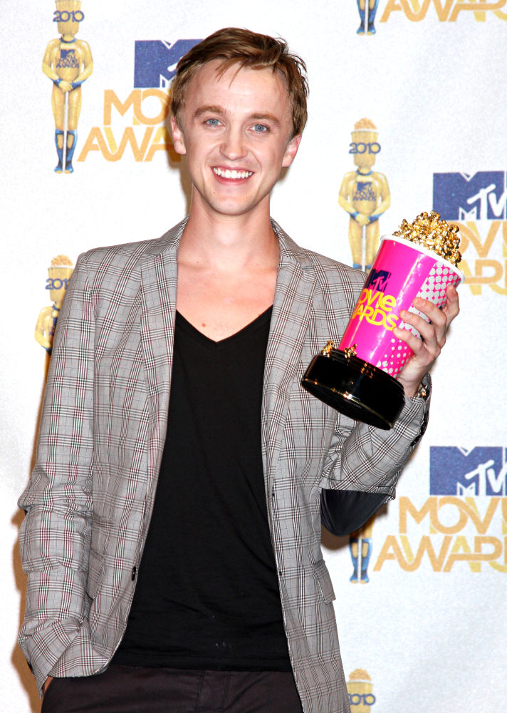 Tom Felton Awe at Mark Wahlberg After MTV Movie Awards Heckling