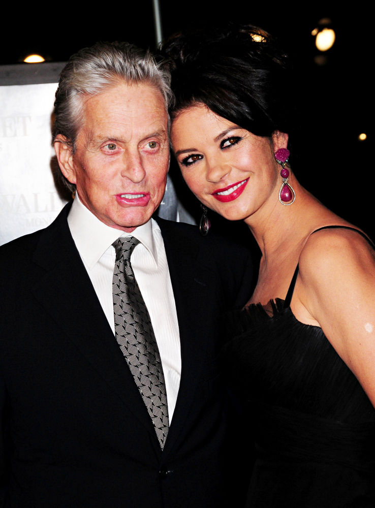 Catherine Zeta-Jones Cried for Michael Douglas' Cancer All-Clear