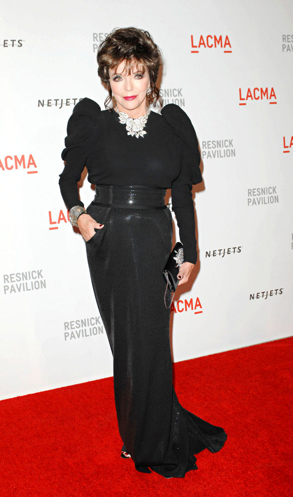 Joan Collins Blames Greed for Obesity