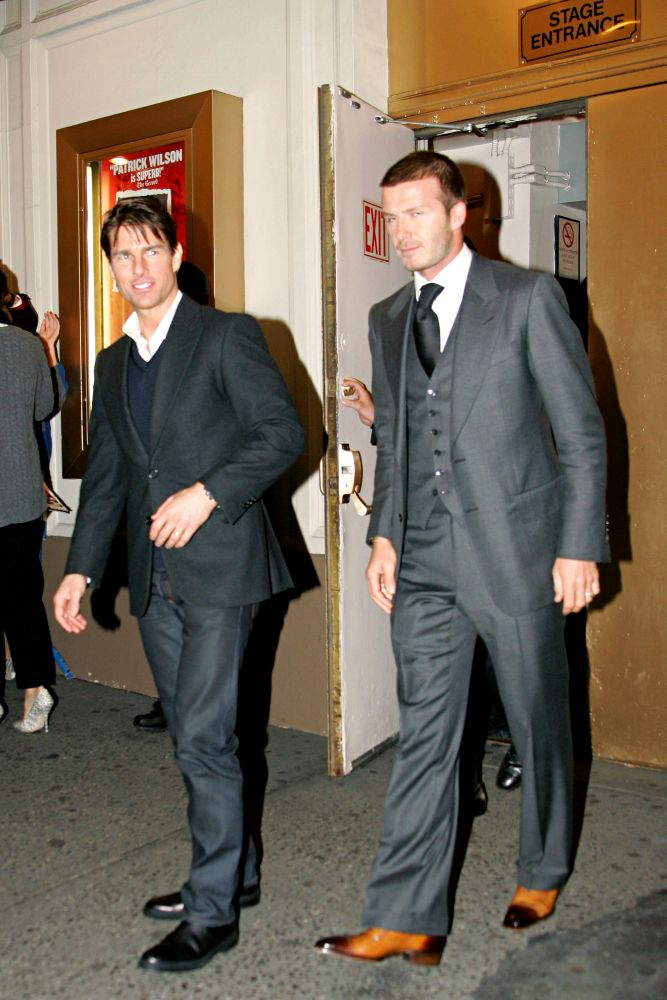 Tom Cruise Encourages David Beckham to Act