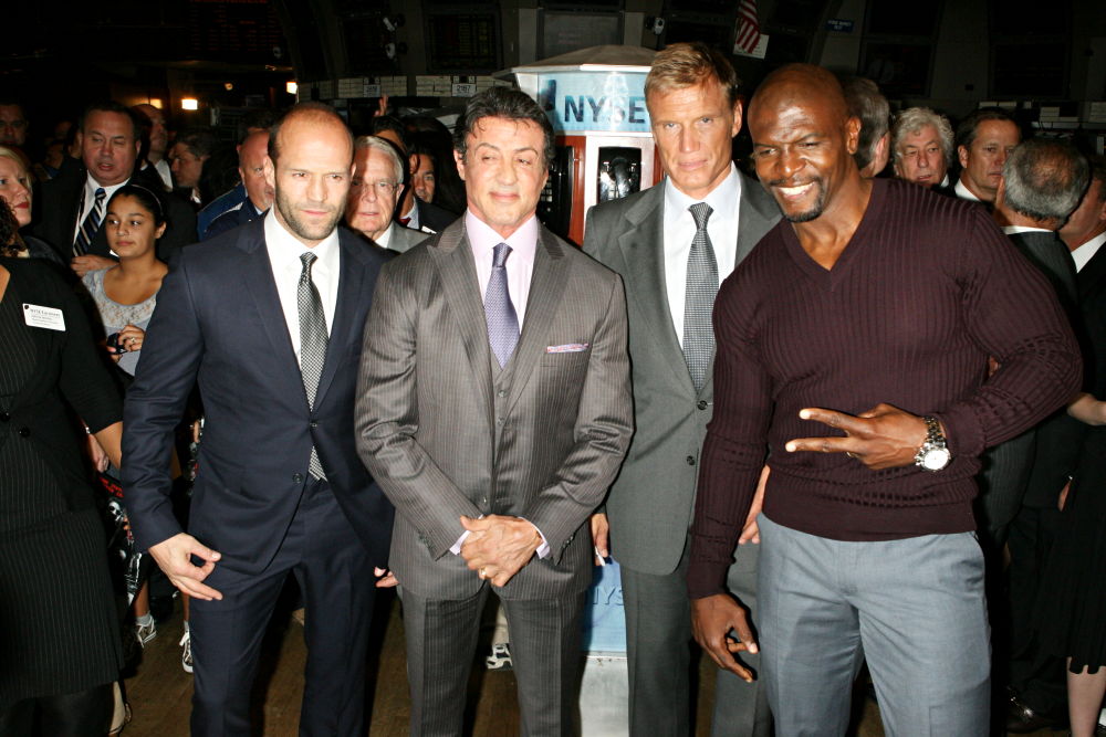 'The Expendables' Hunks Open Stock Trading