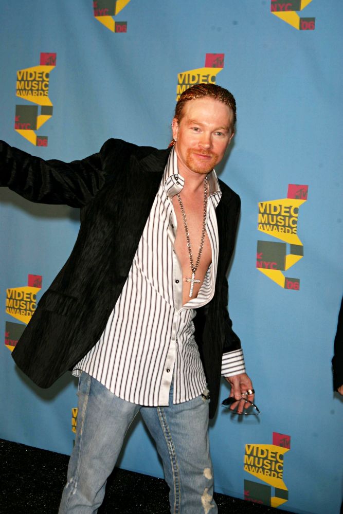 Axl Rose Fell on Stage During Guns N' Roses' Colombia Gig