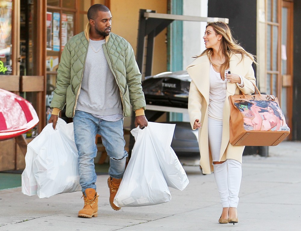 Kim Kardashian and Kanye West Shop at Sport Store