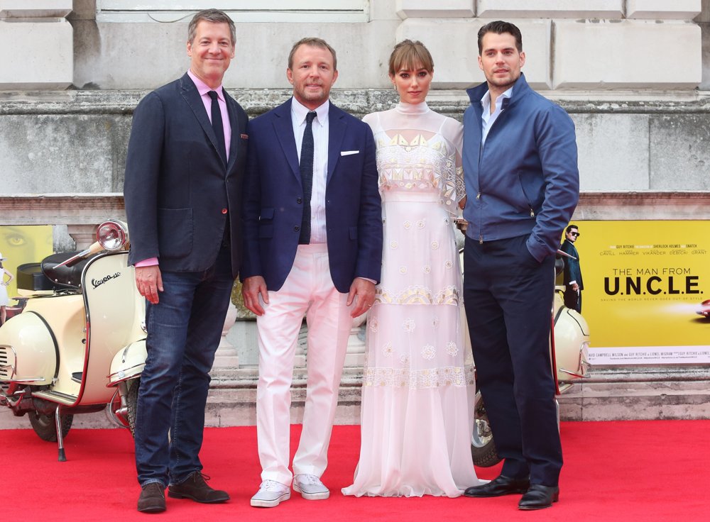 Lionel Wigram;Guy Ritchie;Jacqui Ainsley;Henry Cavill;<br>Film4 Summer Screening People's Premiere of The Man From U.N.C.L.E. - Arrivals