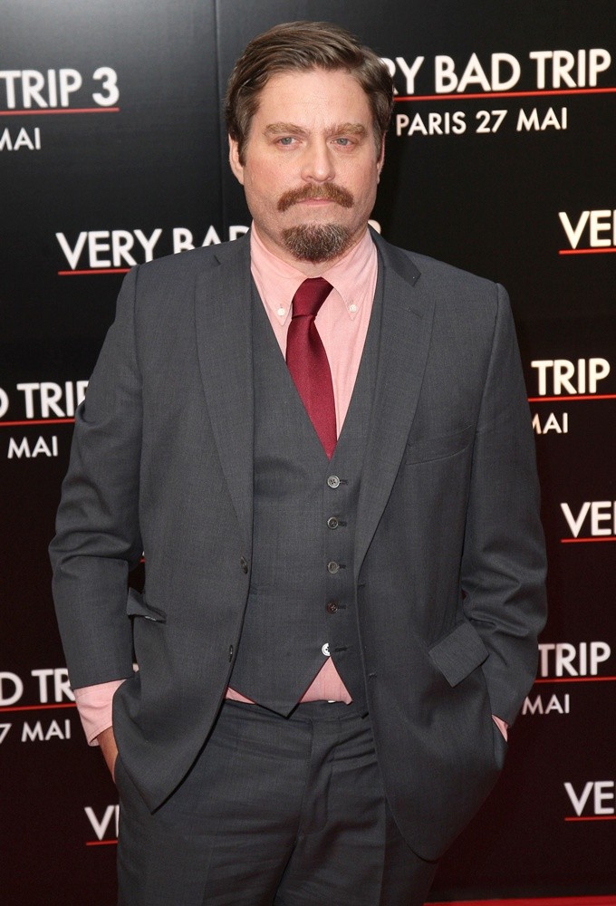 Zach Galifianakis;<br>Premiere of The Hangover Part III - Arrivals