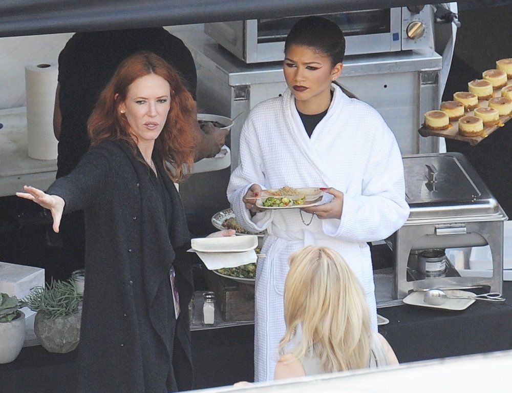 Zendaya Coleman Filming Bad Blood Music Video