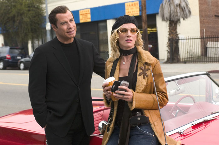 Uma Thurman and John Travolta in Be Cool